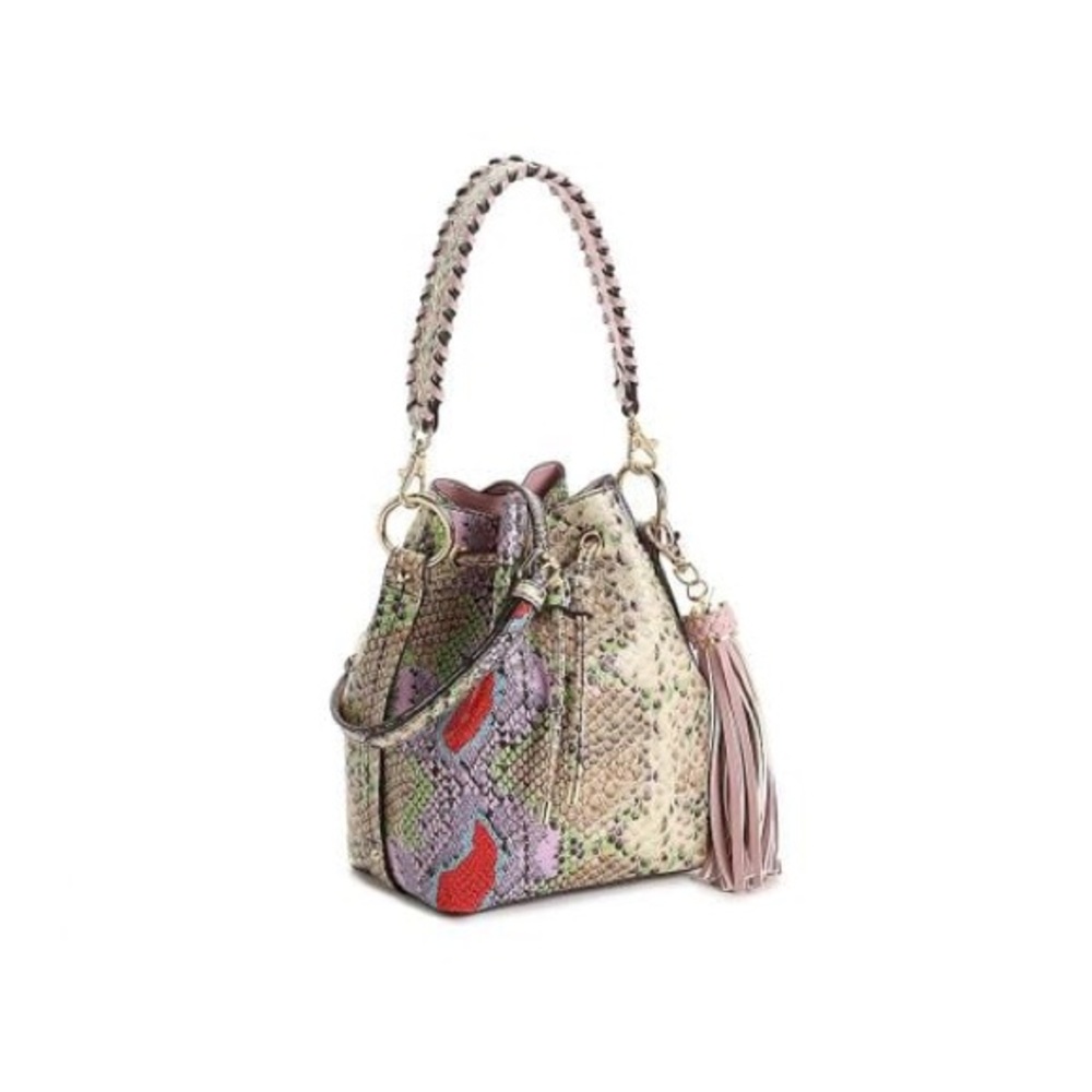 Aldo Multicolor Snakeskin Shoulder Bag